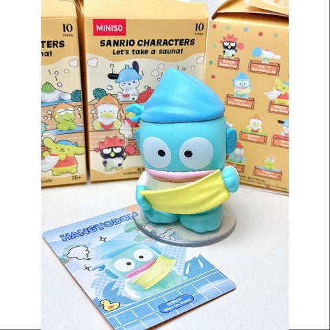 Sanrio Characters Let's Take a Sauna Series Hangyodon Wipe the Sweat