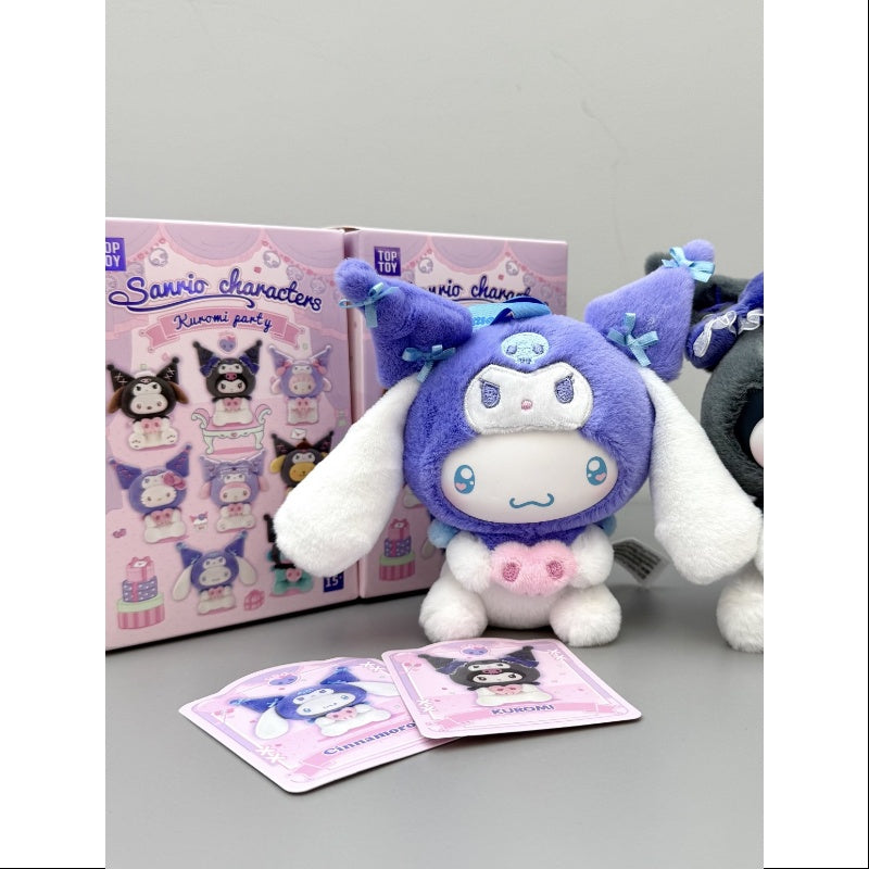 Cinnamoroll Sanrio Characters Kuromi Party Plush Pendant Series Cinnamoroll