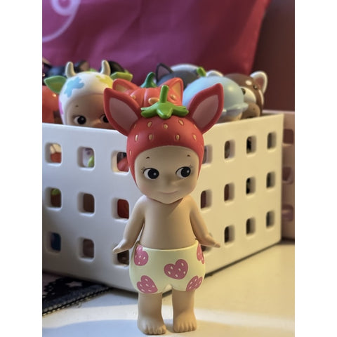 Sonny Angel Strawberry Love Blind Box Series: Fawn (Confirmed Style)