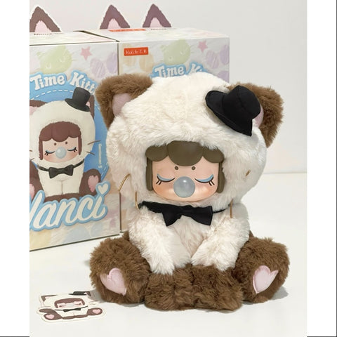 Nanci Tea Time Kitties Vinyl Plush Series Whole Set Opened