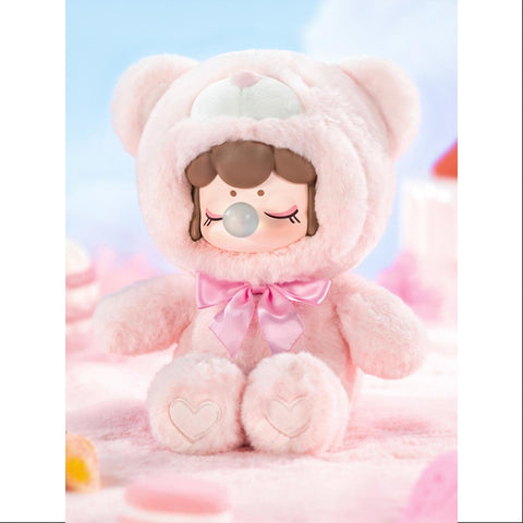 Nanci Colorful Chocolate Cutie Bears Series Vinyl Plush Strawberry Truffle