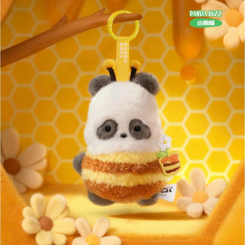 Panda Roll Happy Weekend Plush Pendant Blind Box Series: Panda Buzz (Confirmed Style)