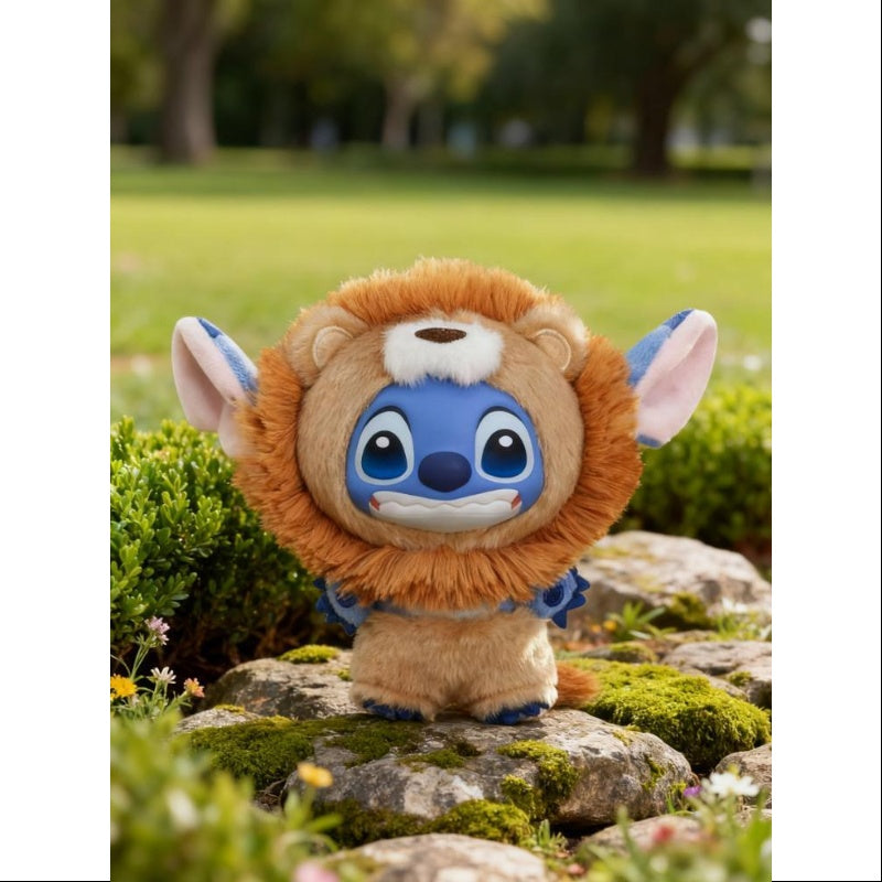 Disney Stitch Wild Animal Vinyl Pendant Series Lion