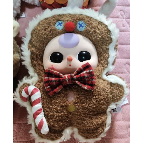 Baby Three 400% Merry Christmas Plush Doll Series Gingerbread Man