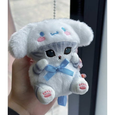Mofusand × Sanrio Mini Plush Keychain Series: Cinnamoroll (Confirmed Style)