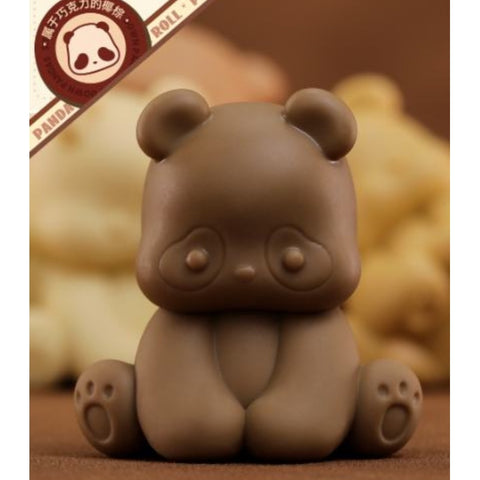 Panda Roll Sit Down Pandas Blind Bag Series: Coconut Brown (Confirmed Style)