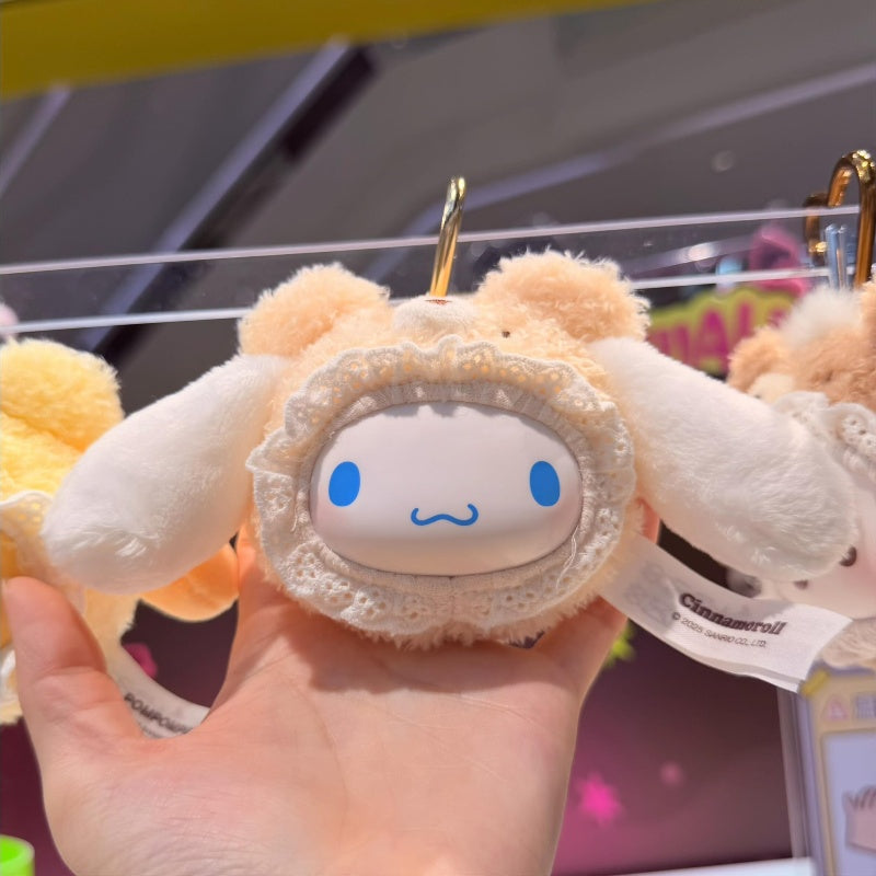 Cinnamoroll Sanrio Characters Fluffy Teddy Bear Plush Pendant Series Cinnamoroll