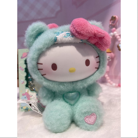Hello Kitty Teddy Pajamas Plush Dolls Series Mint Pajamas