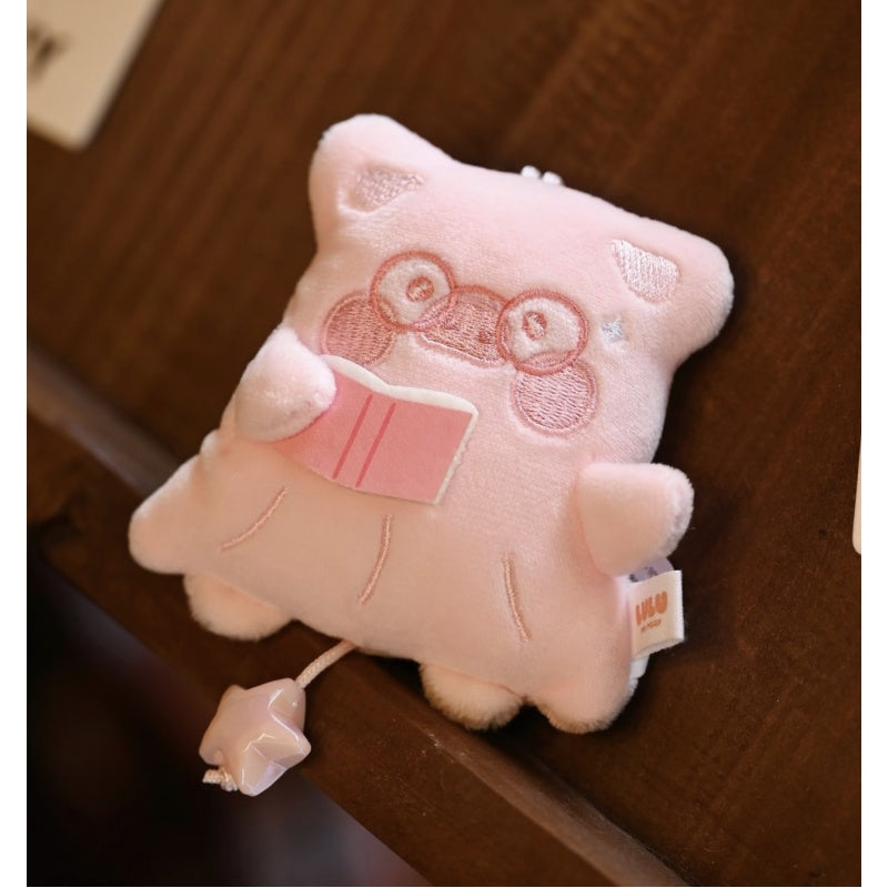 LuLu the Piggy Horror Story Moody Boo Plush Keychain Blind Box Series: Clever Ghost (Confirmed Style)