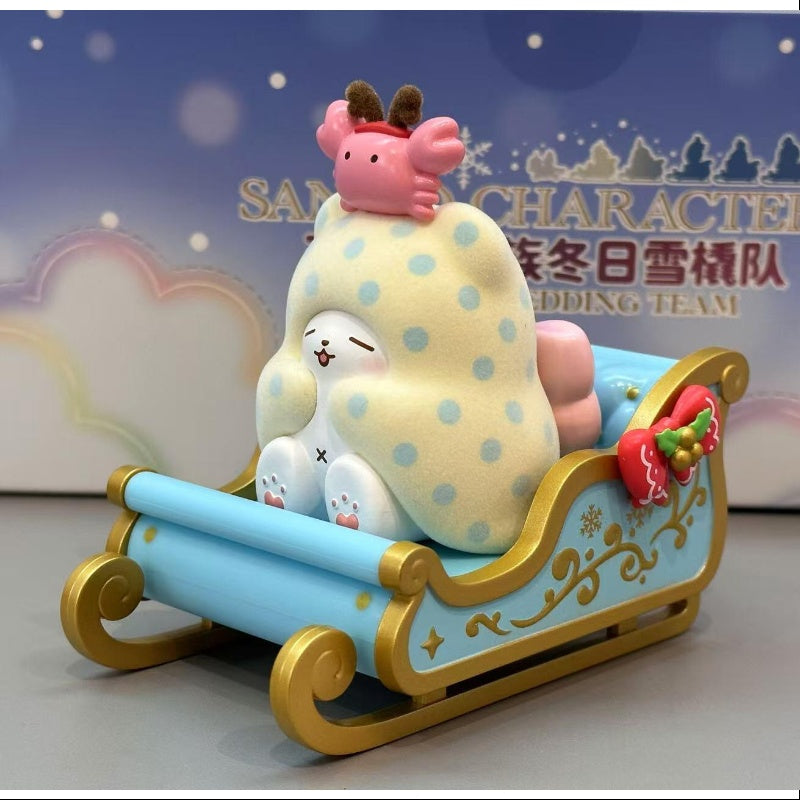 Marumofubiyori Sanrio Characters Winter Sledding Team Series Marumofubiyori