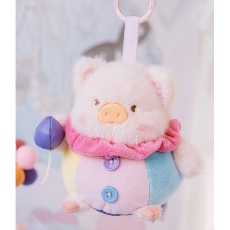 LuLu the Piggy Come & Play Plush Keychain Series Wobble around