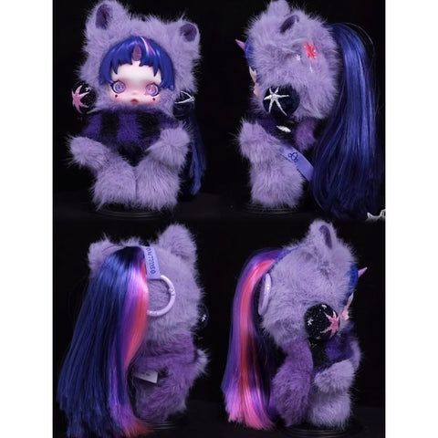 Skullpanda My Little Pony Plush Doll Pendant Blind Box Series: Twilight Sparkle (Confirmed Style)