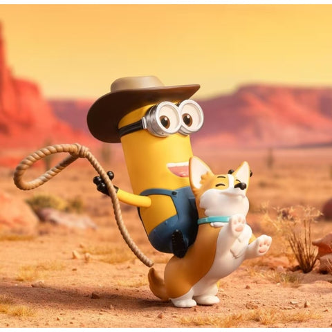 Minions Bello World Blind Box Series: Ride'em Cowboy Kevin (Confirmed Style)
