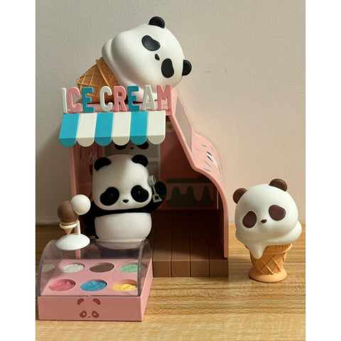 Panda Roll Shopping Street Blind Box Series: Ice Cream Shop (Confirmed Style)