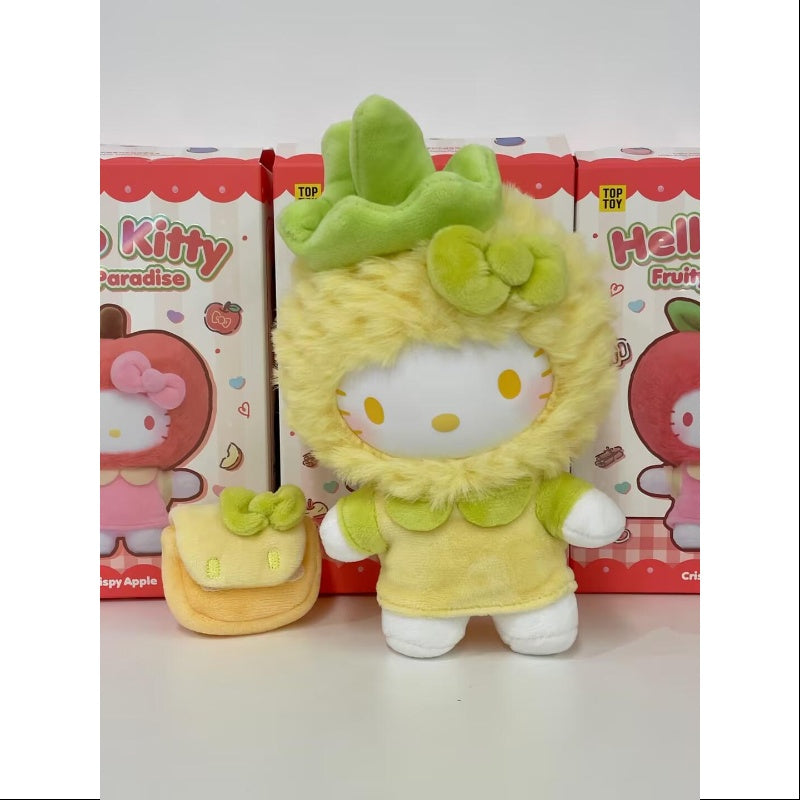 Hello Kitty Fruity Paradise Vinyl Plush Pendant Series Pineapple