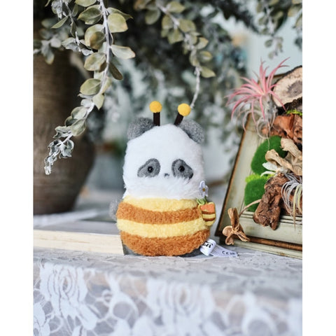 Panda Roll Happy Weekend Plush Pendant Blind Box Series: Panda Buzz (Confirmed Style)