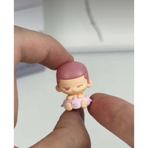 KUBO Pop Bean Island Vacation Blind Box Series: Pink Dolphin Appointment (Confirmed Style)