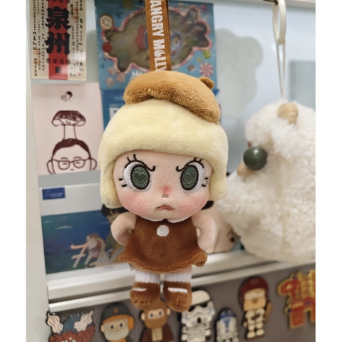 Angry Molly Angry Energy Plush Pendant Blind Box Series: Brown Fire (Confirmed Style)