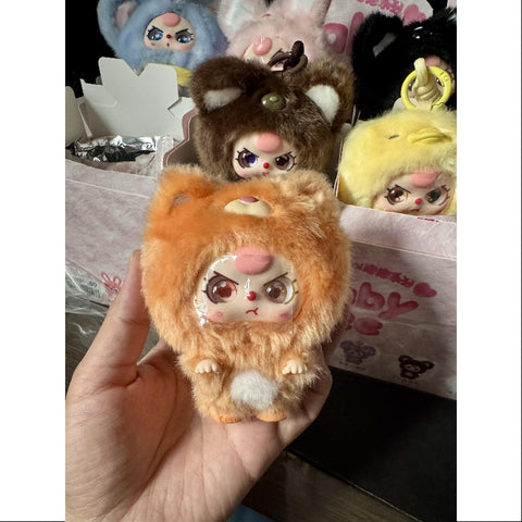 Baby Three Mini Hug Vinyl Plush Pendant Series Fox