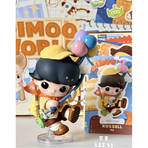 DIMOO WORLD × PIXAR Blind Box Series: Dimoo as Russell (Confirmed Style)