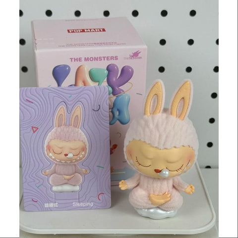 POPMART LABUBU Yoga MONSTERS シークレット ラブブ POP NOW:THE MONSTERS Lazy Yoga Series Figures - POP MART