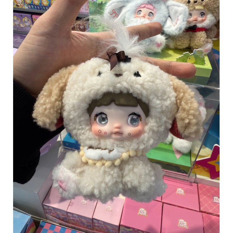Nommi Sitting Zoo Vinyl Plush Pendant Series: Latte Woof-Woof (Confirmed Style) | TOYSEZ Data