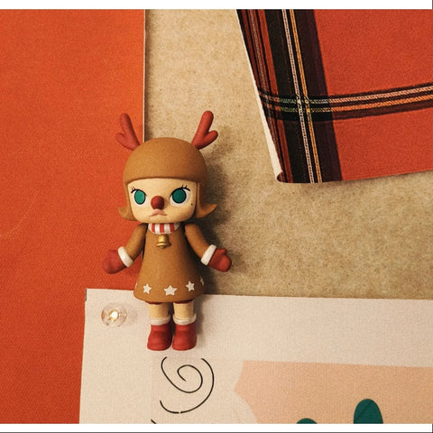 MOLLY Merry Christmas 2016 Series Christmas deer brown