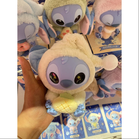 Disney Stitch Eat Something Before Sleep Series Vinyl Plush Pendant Sour Pineapple