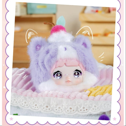 Nommi Sweetness 100% Vinyl Plush Pendant Series Taro with cream
