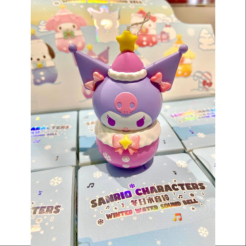 Kuromi Sanrio Characters Winter Water Sound Bell Series Kuromi