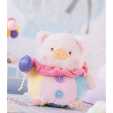 LuLu the Piggy Come & Play Plush Keychain Series Wobble around