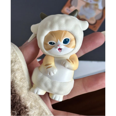 Mofusand Fluffy Party Blind Box Series: Fluffy Lamb (Confirmed Style)