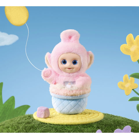 Teletubbies Afternoon Tea Diary Plush Doll Pendant Blind Box Series: Po's Strawberry Yogurt Bowl (Confirmed Style)