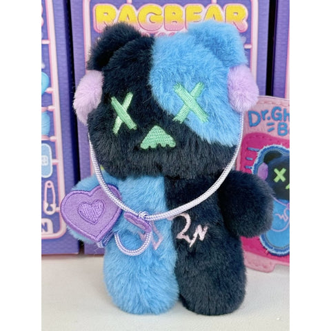 ShinWoo Ragbear Clinic Plush Blind Box Series: Dr.Ghost Bear (Confirmed Style)