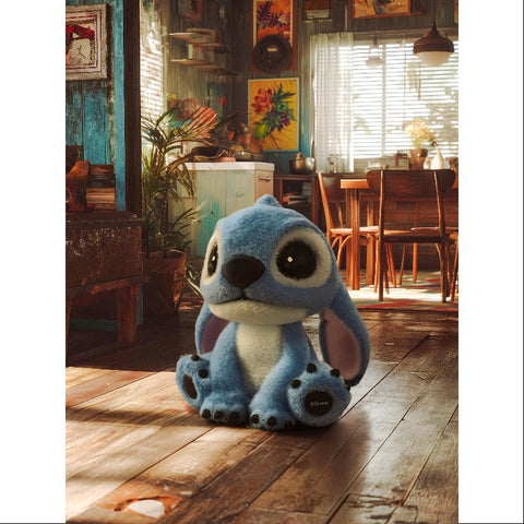 Disney Stitch Fluffy Adventure Series Sit Obediently