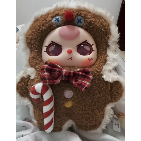 Baby Three 400% Merry Christmas Plush Doll Series Gingerbread Man