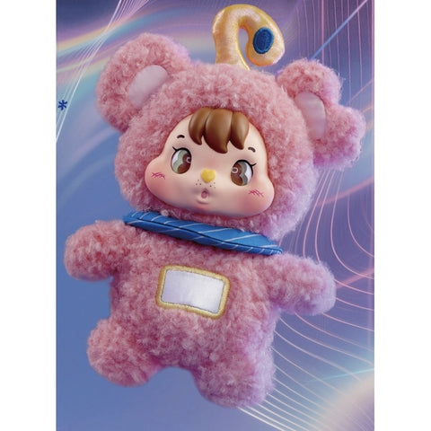 Little Buns 20th-Century Space Fantasy Plush Pendant Blind Box Series: Soft Sensor - Bear Face (Confirmed Style)