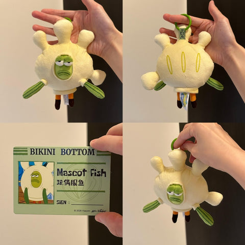 Bikini Bottom Buddies Whimsical Plush Blind Box Series 2: Mascot Fish (Confirmed Style)