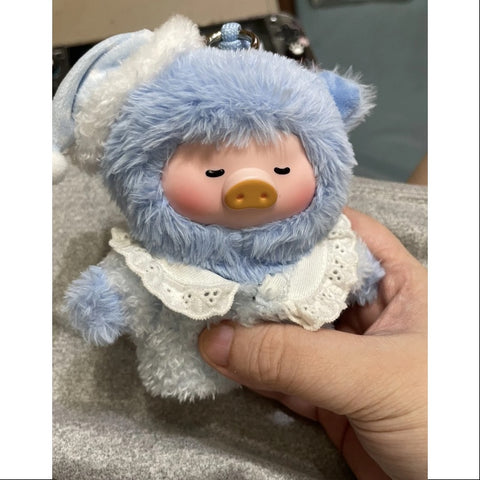 LuLu the Piggy Dreaming Wonderland PVC Plush Keychain Series Sleep Well
