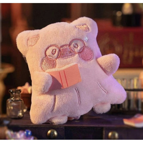 LuLu the Piggy Horror Story Moody Boo Plush Keychain Blind Box Series: Clever Ghost (Confirmed Style)