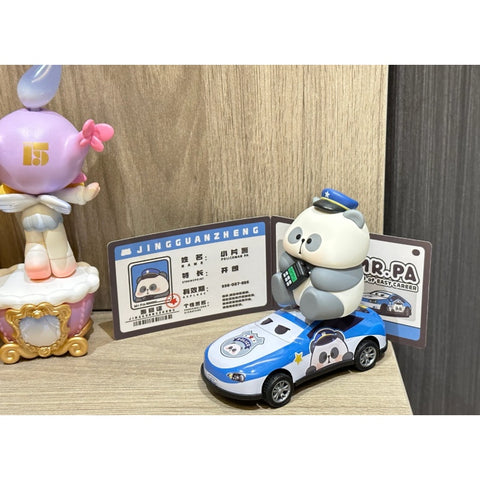 Mr.PA Car of Easy Career Blind Box Series: Policeman Pa (Confirmed Style)
