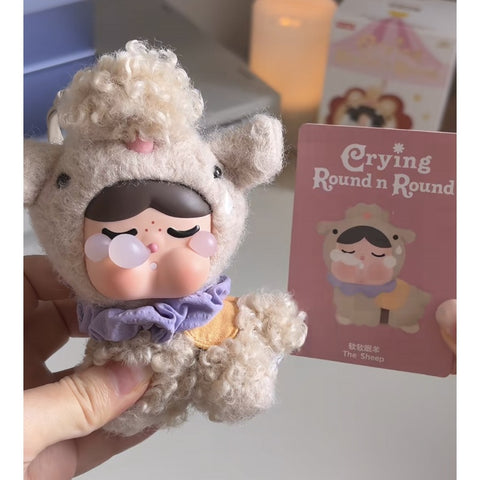 Crybaby Crying Round n Round Vinyl Plush Pendant Blind Box Series: The Sheep (Confirmed Style)