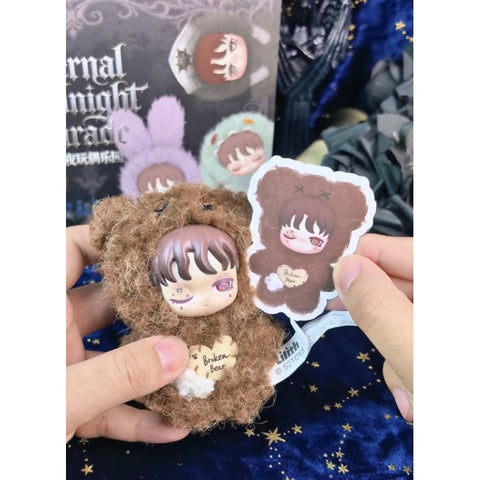 Lilith Eternal Midnight Parade Plush Pendant Blind Box Series: Shattered Bear (Confirmed Style)