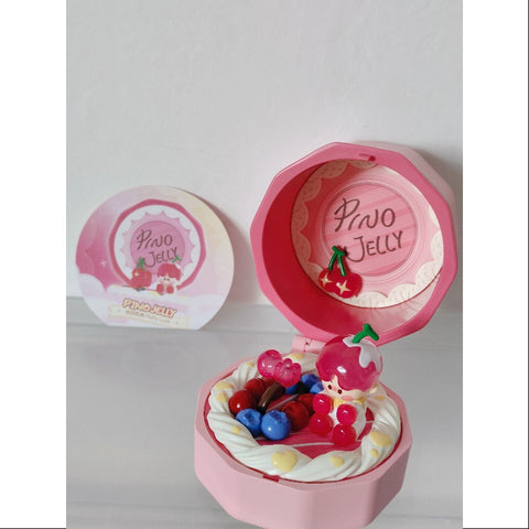Pino Jelly Pop Mart Romantic Ring Box Series 4 Pino Jelly Fluffy Love