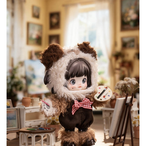Nommi Forest Kingdom BJD Blind Box Series: Sunny Puppy (Confirmed Style)