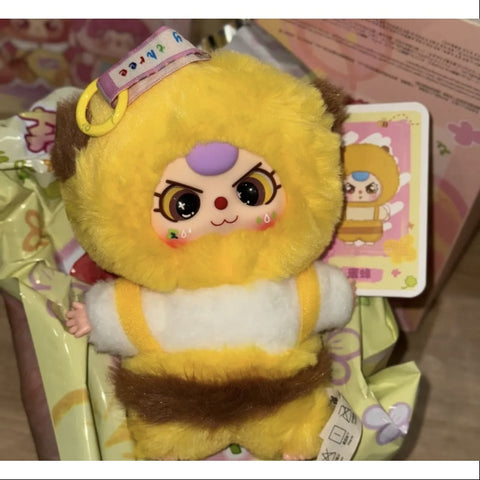 Baby Three Where is Spring Plush Pendant Series Bee