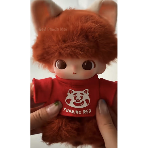DIMOO WORLD × PIXAR Vinyl Plush Pendant Blind Box Series: Red Panda Mei (Confirmed Style)