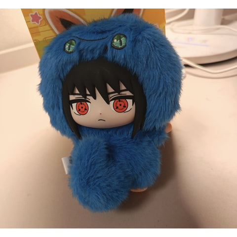 Sasuke Uchiha Naruto Shippuden Beast Party Vinyl Plush Pendant Blind Box Series: Sasuke Uchiha (Confirmed Style)