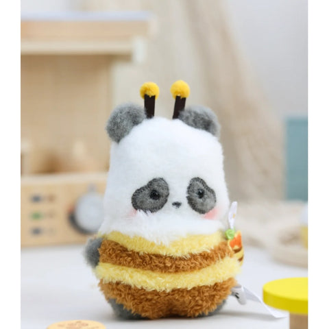 Panda Roll Happy Weekend Plush Pendant Blind Box Series: Whole Set (Opened Box)