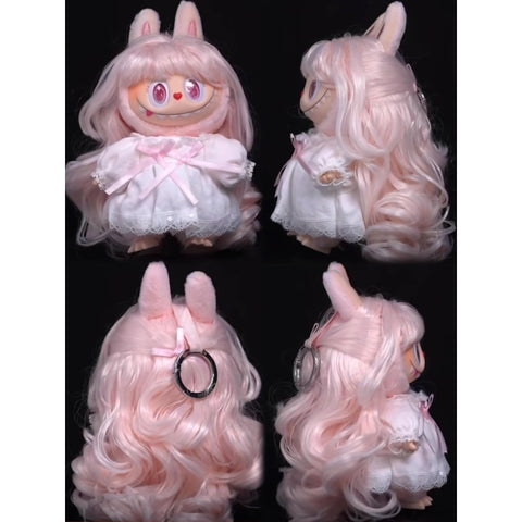 Labubu The Monsters Hair Salon Vinyl Plush Pendant Blind Box Series: Velvet Noon (Confirmed Style)